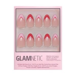 Glamnetic Pure Hearted Short Almond Press-On Nails